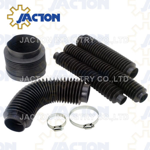 ジャバラブーツがリフティングスクリューを埃、汚れ、湿気から保護します