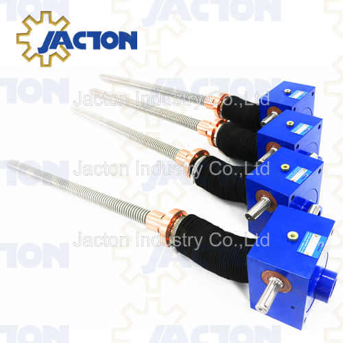 安全ナット付きトラベリングナットスクリュージャッキ