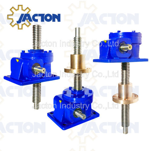 Parafuso de engrenagem helicoidal de 500 kN Tipo de parafuso Jack-Trapezoidal