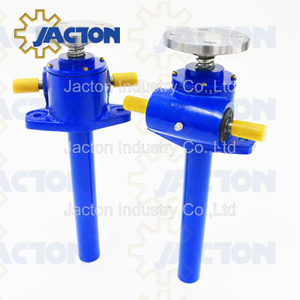 Jack Sekrup Mesin Worm Gear Miniatur 1 ton