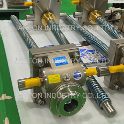 10 टन स्टेनलेस स्टील स्क्रू जैक - JSS-10T - उलटा घूमने वाला नट