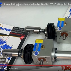 Martinetto di sollevamento a vite (volantino) - 10kN - JTC10