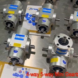 Gearbox bevel (gearbox sudut kanan 90&deg;) - JTP65 - 4 arah - 5 arah