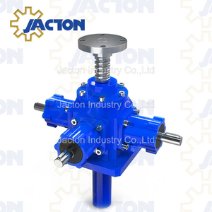 แม่แรงสกรูเครื่องจักร Bevel Gear 2500kg