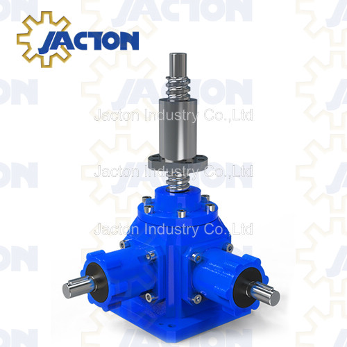 แม่แรงสกรูเครื่องจักร Bevel Gear 3000kg